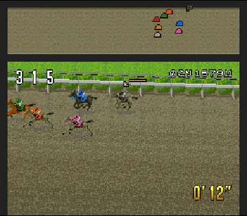 Derby Jockey - Kishu Ou e no Michi (Japan) (Rev 1) screen shot game playing